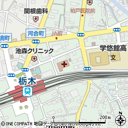栃木税務署周辺の地図
