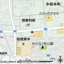 群馬県前橋市小相木町406周辺の地図