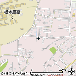 栃木県栃木市平井町858周辺の地図