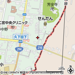 栃木県真岡市久下田769周辺の地図