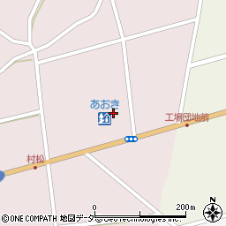 道の駅あおき周辺の地図