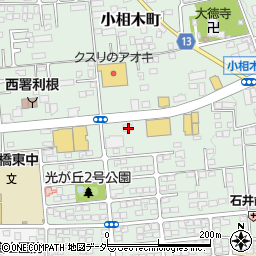 群馬県前橋市小相木町554周辺の地図