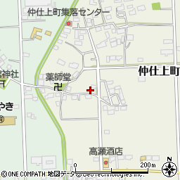 栃木県栃木市仲仕上町206周辺の地図