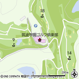筑波学園ゴルフ倶楽部周辺の地図