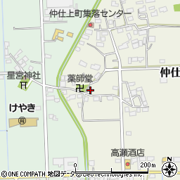 栃木県栃木市仲仕上町196周辺の地図