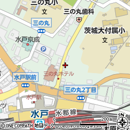 茨城県水戸市三の丸2丁目5-33周辺の地図