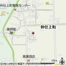 栃木県栃木市仲仕上町212周辺の地図