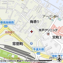 茨城県ＪＡ会館　ＪＡバンク茨城県信連本店監査室周辺の地図