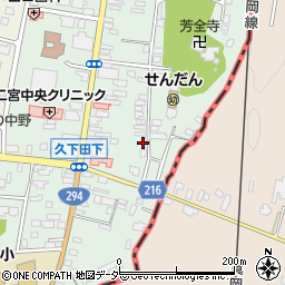 栃木県真岡市久下田792-2周辺の地図