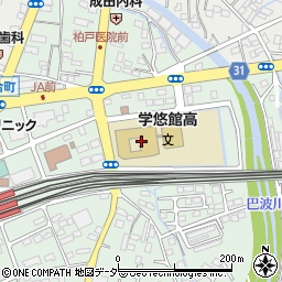 栃木県立学悠館高等学校周辺の地図
