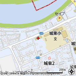 水戸市立城東幼稚園周辺の地図