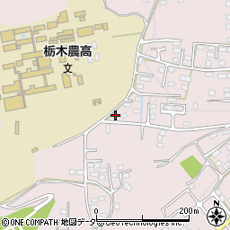 栃木県栃木市平井町870周辺の地図