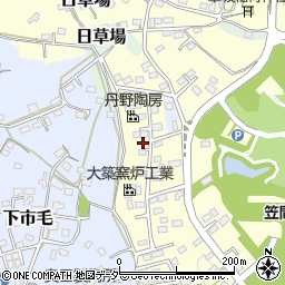 茨城県笠間市笠間2192-8周辺の地図