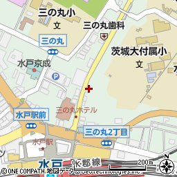茨城県水戸市三の丸2丁目5-36周辺の地図