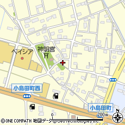 群馬県前橋市小島田町498周辺の地図