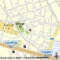 群馬県前橋市小島田町497周辺の地図