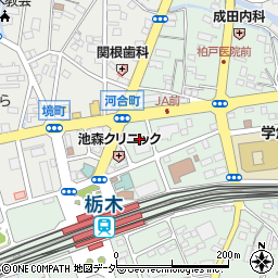常陽銀行栃木ビジネスステーション ＡＴＭ周辺の地図