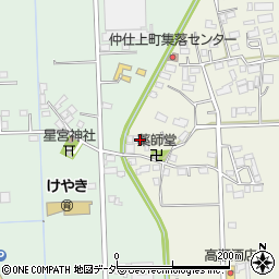 栃木県栃木市仲仕上町191周辺の地図