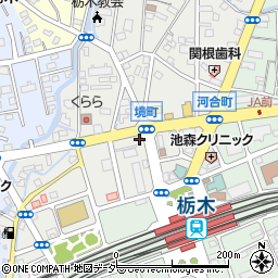 栃木セラピー周辺の地図