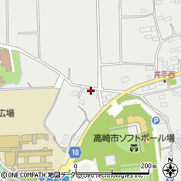 群馬県高崎市井出町843周辺の地図