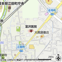 富沢医院周辺の地図