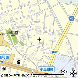 群馬県前橋市小島田町539周辺の地図