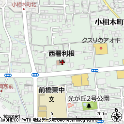 群馬県前橋市小相木町391-1周辺の地図