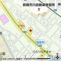 群馬トヨタ　前橋天川大島店周辺の地図