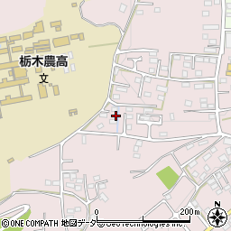 栃木県栃木市平井町967周辺の地図