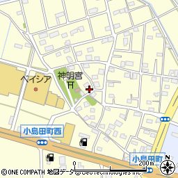 群馬県前橋市小島田町499周辺の地図