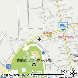 群馬県高崎市井出町634周辺の地図