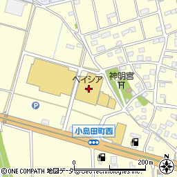 ＪＩＮＳ　前橋小島田店周辺の地図