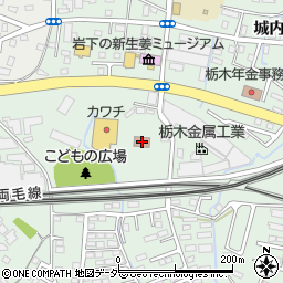 栃木市子どもサポートセンター周辺の地図