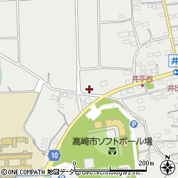 群馬県高崎市井出町636周辺の地図