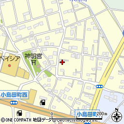 群馬県前橋市小島田町536周辺の地図