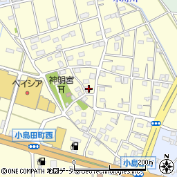 群馬県前橋市小島田町495周辺の地図