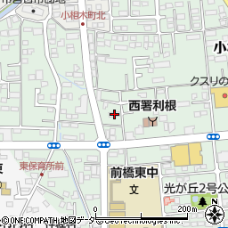 群馬県前橋市小相木町348周辺の地図