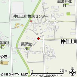 栃木県栃木市仲仕上町204周辺の地図