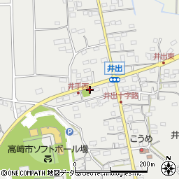 群馬県高崎市井出町628周辺の地図