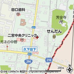 栃木県真岡市久下田780周辺の地図