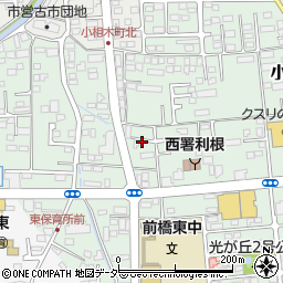 群馬県前橋市小相木町361周辺の地図