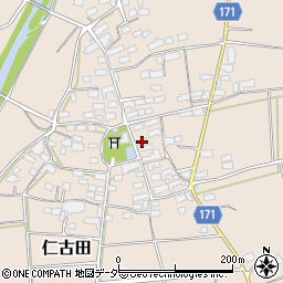 長野県上田市仁古田1623-1周辺の地図