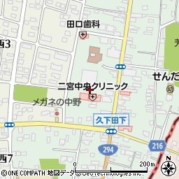 栃木県真岡市久下田709周辺の地図