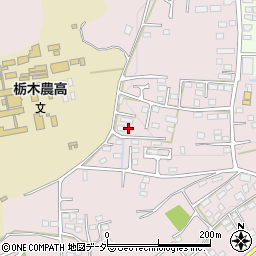 栃木県栃木市平井町975周辺の地図