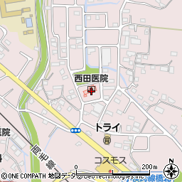 西田医院周辺の地図