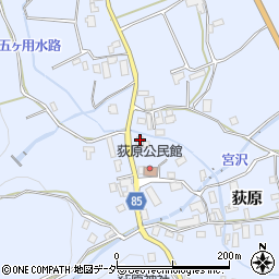 長野県安曇野市明科七貴荻原10755周辺の地図