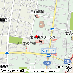 栃木県真岡市久下田710-1周辺の地図