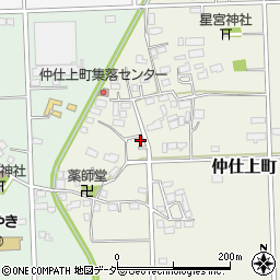 栃木県栃木市仲仕上町205周辺の地図