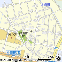 群馬県前橋市小島田町493周辺の地図