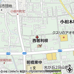 群馬県前橋市小相木町366周辺の地図